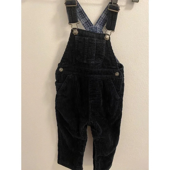BABY CORDUROY OVERALLS - BLUE - 12-18 MONTHS - PERFECT CONDITION - Picture 4 of 8